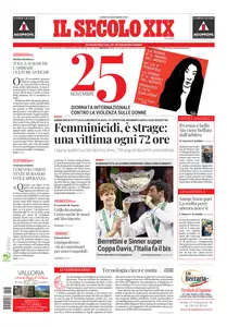 Il Secolo XIX Imperia - 25 Novembre 2024