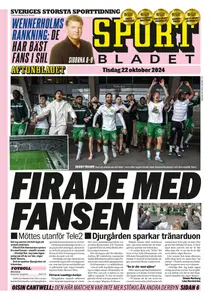 Sportbladet - 22 Oktober 2024