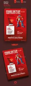 Computer Service Flyer Templates 26733716