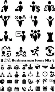 Vectors - Businessman Icons Mix 7