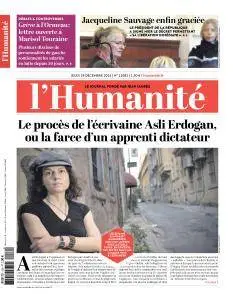 L'Humanité du Jeudi 29 Décembre 2016