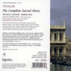 Robert King,  King's Consort - Antonio Vivaldi: The Complete Sacred Music  [11CDs] (2005)