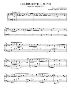 Colors of the wind - Vanessa Williams (Piano Solo)