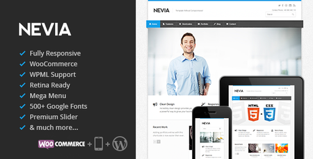 ThemeForest - Nevia v1.5.1 - Responsive Multi-Purpose WordPress Theme