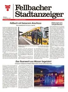 Fellbacher Stadtanzeiger - 12. Dezember 2018