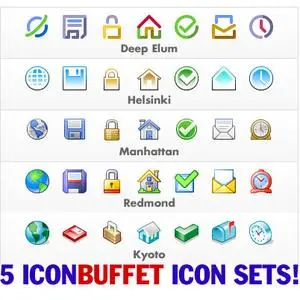 5 IconBuffet Icon Sets