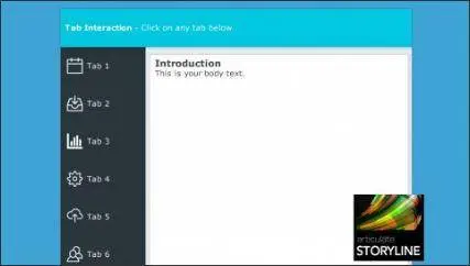 Creating a Tab Interaction in Articulate Storyline