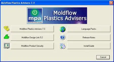 Moldflow Part Adviser & Moldflow Mold Adviser 7.3