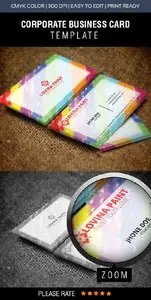 Lovina Paint Business Card Design