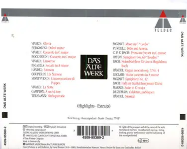 VA - Das Alte Werk - Highlights [Teldec 4509-95389-2] {Europe 1994}