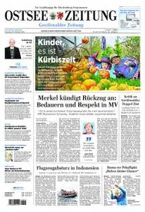 Ostsee Zeitung Greifswalder Zeitung - 30. Oktober 2018