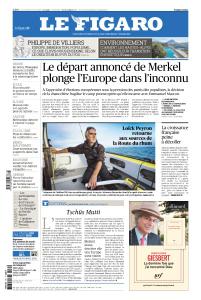 Le Figaro du Mercredi 31 Octobre 2018