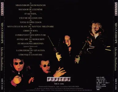 Misanthrope - Libertine Humiliations (1998) [Japanese Ed. 1999]