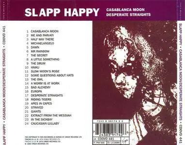 Slapp Happy - Casablanca Moon / Desperate Straights (1995)