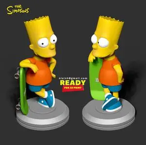 Bart Skateboarding