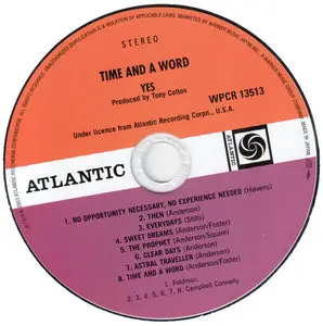 Yes - Time And A Word (1970) [2009, Japan SHM-CD]