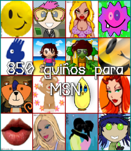 850 Guiños para Messenger (incluye visor e instalador)