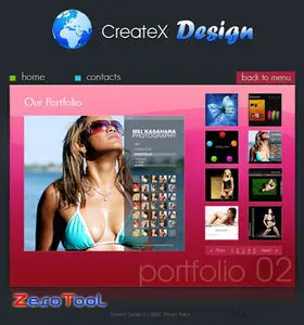 FlashMint 2070 3D design folio flash template