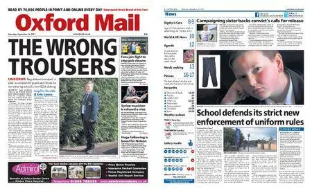 Oxford Mail – September 16, 2017