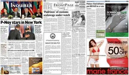 Philippine Daily Inquirer – September 22, 2011