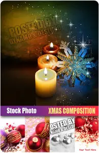 UHQ Stock Photo - Xmas Composition