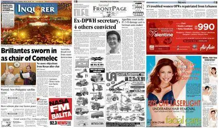 Philippine Daily Inquirer – January 17, 2011