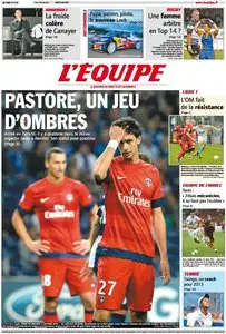L'Equipe Edition du Mardi 9 Octobre 2012