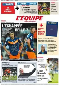L'Equipe Edition du Samedi 21 Avril 2012