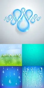 Water Droplets Backgrounds