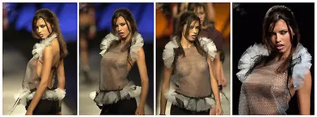 Adriana Lima @ Runway See Thru Shots