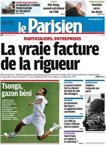 Le Parisien & Cahier Paris du Jeudi 5 Juillet 2012