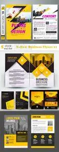 Vectors - Yellow Business Flyers 11