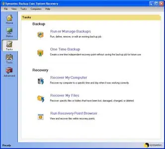 Symantec Backup Exec System Recovery 8.5.0.28843