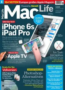 Mac Life Germany - Nr.11 Oktober 2015