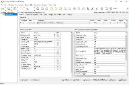 SQLite Expert Professional 5.3.4.450