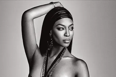 Naomi Campbell (topless) - Iango Henzi & Luigi Murenu photoshoot for Lui Magazine, October 2015