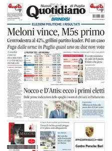 Quotidiano di Puglia Brindisi - 26 Settembre 2022