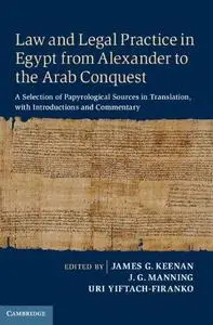 Law and Legal Practice in Egypt from Alexander to the Arab Conquest: A Selection of Papyrological Sources in Translation, with