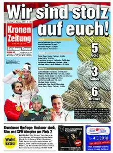 Kronen Zeitung Salzburg - 25. Februar 2018