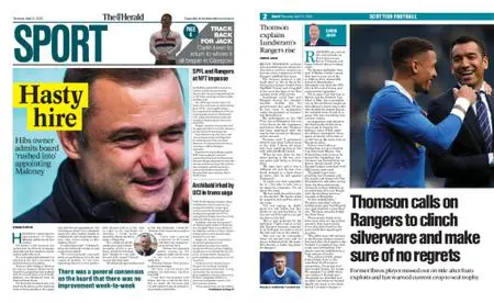 The Herald Sport (Scotland) – April 21, 2022