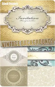Vintage background - Stock Vectors