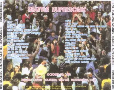 The Rolling Stones - Seattle Supersonic (2003)