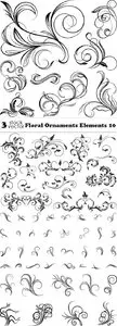 Vectors - Floral Ornaments Elements 10
