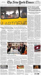 The New York Times - 22 April 2022