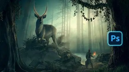 Photoshop advanced manipulation course - The great deer