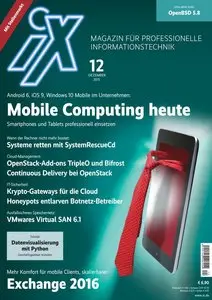 iX Magazin - Dezember 2015