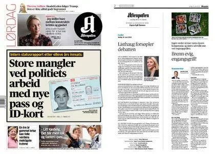 Aftenposten – 16. juni 2018