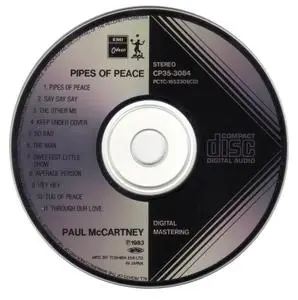 Paul McCartney - Pipes Of Peace (1983) [Japan, 1st Press] {Black Triangle CD}
