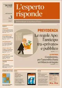 Il Sole 24 Ore L'Esperto risponde - 16 Gennaio 2017