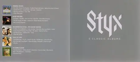 Styx - 5 Classic Albums (2012) [US 5-CD Box-Set]
